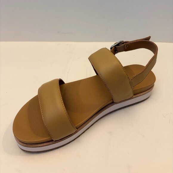 Quince Shoes - NWT Quince Women Italian Leather Platform Sandal Cashew Tan Shoes 7